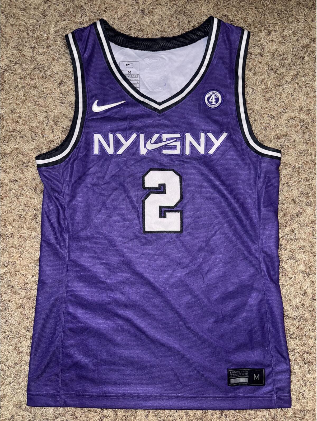 Nike Menâs Ny Vs Ny #2 West 4th Street Team Issued Basketball Jersey Sample